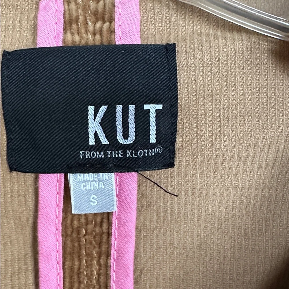 Kut from the Kloth Tan Corduroy Utility Jacket - Picture 5 of 8